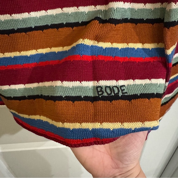 BODE Starkey Multi Particolored Striped Cardigan - Picture 16 of 16